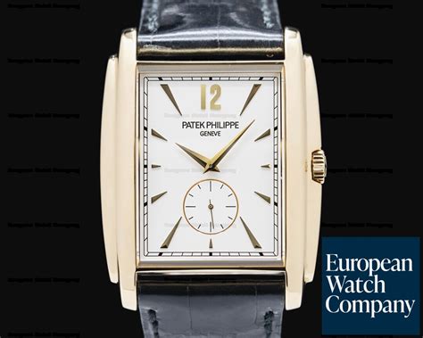 patek philippe 5124j gondolo|Patek Philippe rectangular watch.